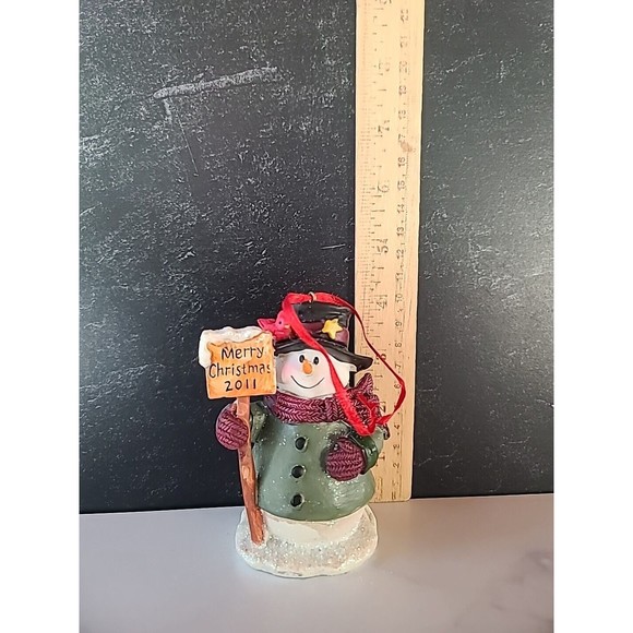 2011 Snowman Christmas Ornament - Picture 8 of 10